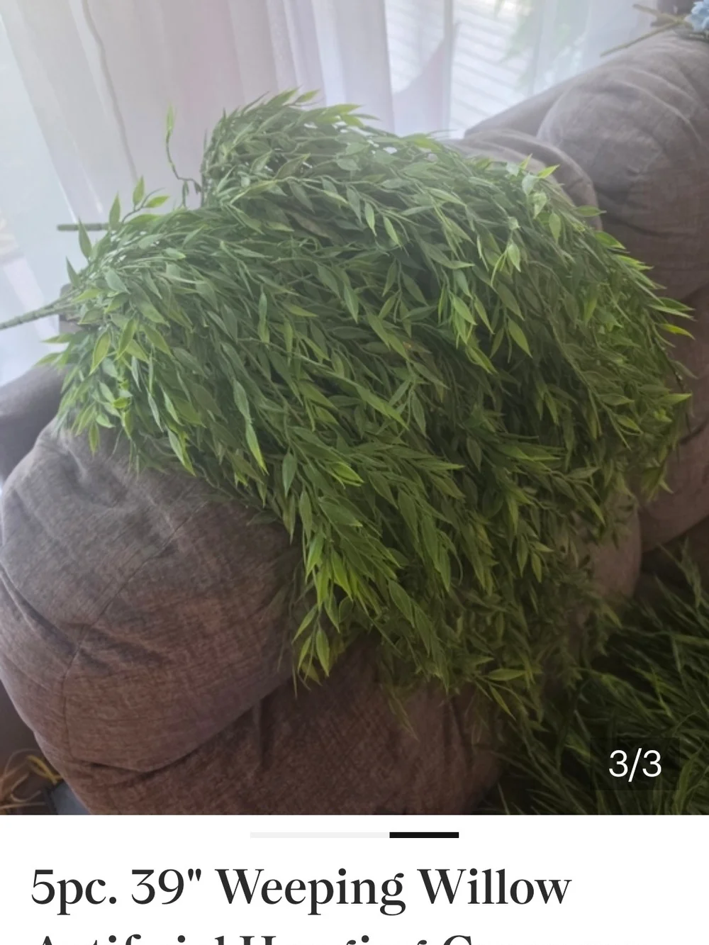 New Artificial Greenery And Flowers. Most Are From PD Homes. 16 Pieces.